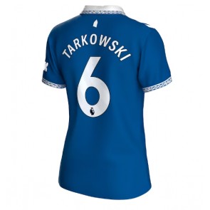 Everton James Tarkowski #6 Replika Hjemmebanetrøje Dame 2023-24 Kortærmet